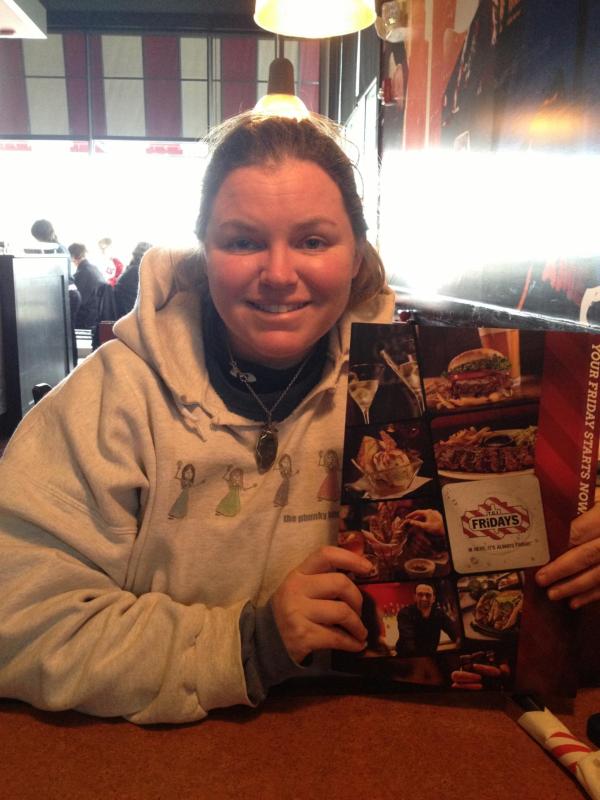 Of course we stopped for lunch on the way home. 